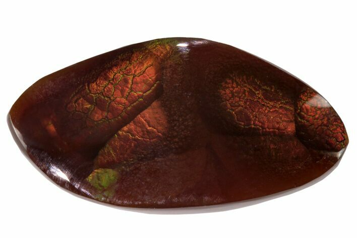 Polished Fire Agate - Calvillo Mines, Mexico #245826